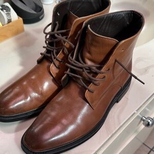 Aldo Brown Leather Men's Boots